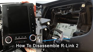 Démontage Autoradio R link 2 Renault Megane 4 [upl. by Alema]