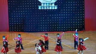 BAILE NIÑOS DE 3 AÑOS NIVEL INICIAL CUNA JARDÍN HUMBOLDT [upl. by Sinnard]