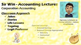 Lecture 09 Retained Earnings Corporation Accounting [upl. by Jammal]