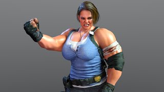 Resident Evil Jill Valentine Giant Muscle Growth [upl. by Nnaeirelav]