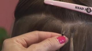 How To Attach Micro Ring Hair Extensions [upl. by Lamphere]