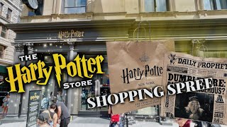 Harry Potter Store New York  First Time Shopping Spree [upl. by Brandise825]