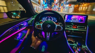 LATE NIGHT BMW M8 COMPETITION POV DRIVE IN TORONTO [upl. by Nylsej]