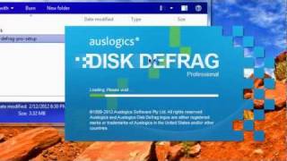 Auslogics Disk Defrag Pro v40040 [upl. by Imhsar83]