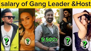 Salary of MTV Roadies Host and gang leaders  MTV Roadies xx roadies [upl. by Malet]