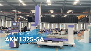 AccTek AKM1325 5Axis ATC CNC Router Test and Review [upl. by Dinnage]