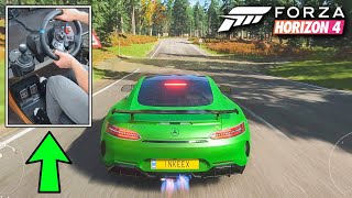 Mercedes AMG GTR  Forza Horizon 4  Logitech G29 Gameplay [upl. by Mloc]