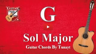 ★ ★ ★ Sol major  How to play G chord on guitar  Sol Major Akoru Gitarda Nasıl Basılır [upl. by Natsirt]