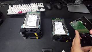 10TB for 70 How to format 520b sector SAS drives to 512b  EMC Netapp HP Dell etc [upl. by Ylsel]