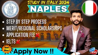 UNIVERSITY OF NAPLES FEDERICO II  How to apply in University of Naples Federico II 2024  No Fees [upl. by Nuahs805]