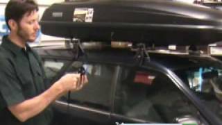 Thule 669ES Mountaineer ES Cargo Roof Box Review Video amp Demonstration [upl. by Isolda841]