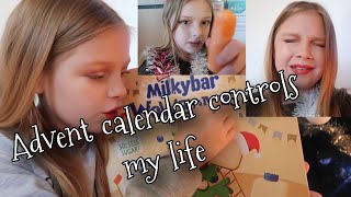 Advent Calendar Controls my Life for a day [upl. by Eiknarf]