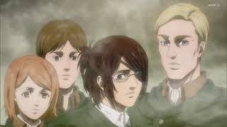 Levi meets his comrades Survey Corps scene  Attack on Titan Final Season [upl. by Viki]