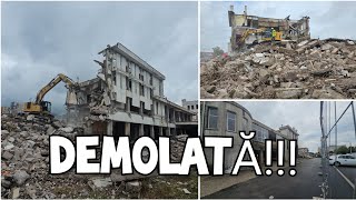 Spectaculos Gara Deva este demolată în timp record [upl. by Aneekahs]