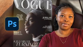 How to Create Your Own Vogue Magazine Cover [upl. by Nodababus]