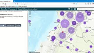 Descargar datos de precipitación IDEAM Colombia [upl. by Eardna]