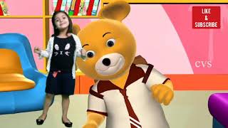 Teddy Bear Teaddy Bear turn around Poem  Animation English Nursery rhymes song 🐻 [upl. by Brasca346]