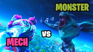 Fortnite  Mech vs Monster FULL EVENT  Cinematic Version [upl. by Eelarak]