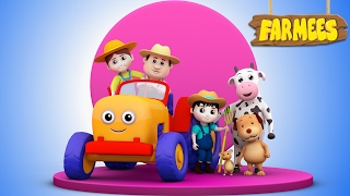 Farmer In The Dell  Nursery Rhymes  Children Songs  Baby Rhymes  Kids Videos by Farmees [upl. by Anuahsar930]