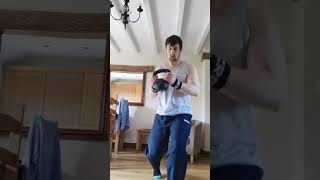 continuous 12kg kettlebell while on holiday workout fitness strong fitnessmotivation kettlebell [upl. by Oinotna849]