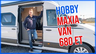 Hobby Maxia VAN 680 ET  Neuer Kastenwagen auf VW Crafter [upl. by Aicilram583]