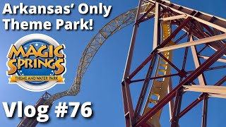 Arkansas Only Theme Park Magic Springs Vlog 76 101423 [upl. by Eliot]