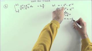 2009 SQA Advanced Higher Maths no5 Integration [upl. by Twedy]