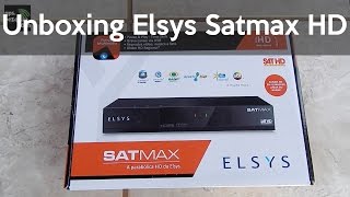 Unboxing Elsys Satmax Sat HD Novo Receptor HD do GPS Pezquiza com [upl. by Chiles190]