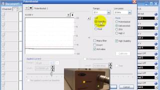 Galvanostat Mode Electrochemistry eDAQ Potentiostat [upl. by Bunce545]