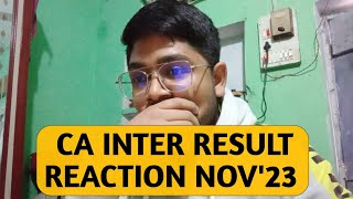 CA inter result reaction Nov23  Aman Deep [upl. by Nutsud]