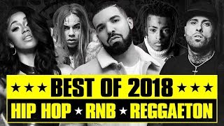 🔥 Hot Right Now  Best of 2018  Best RampB Hip Hop Rap Dancehall Songs of 2018  New Year 2019 Mix [upl. by Eustashe]