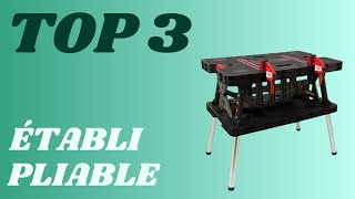 Top 3  Meilleur Établi Pliable 2024 [upl. by Jannel]