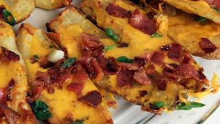 Potato Skins Recipe  Laura Vitale  Laura in the Kitchen Episode 280 [upl. by Rahman]