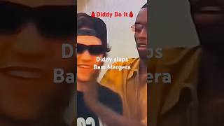 Diddy slaps Bam Margera on his face and Bam was surprised at 1st 😂diddy bammargera puffdaddy [upl. by Aleetha302]