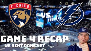 REVERSE SWEEP Florida Panthers vs Tampa Bay Lightning Game 4 Recap  2024 NHL Playoffs  042724 [upl. by Aniehs]