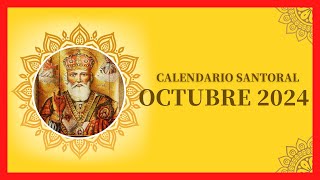 ▶️ CALENDARIO SANTORAL OCTUBRE 2024 ✅ DÍAS DE TODOS LOS SANTOS DE OCTUBRE ❤ QUE SANTO ES HOY 2025 [upl. by Siegfried191]