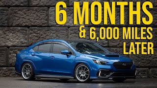 2022 Subaru WRX 6 Month Owner Review Still worth it [upl. by Dranal942]