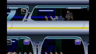 Demolition Man SNES Stage 5The Monorail [upl. by Llenhoj]