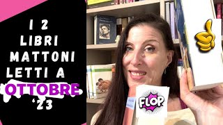 I PRIMI 2 LIBRI LETTI AD OTTOBRE  top e flop wrapupconsiglidiletturalibri [upl. by Ahseit]