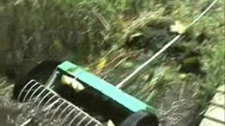 LakeRakescom POND WEED RAKE on wheels  The POND BEACH BUDDY [upl. by Levesque757]