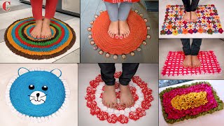 12 DIY Doormat Making Ideas  Recycling Old Clothes Craft [upl. by Wampler265]