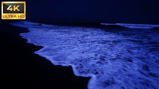 Ocean Waves For Deep Sleeping 10 Hours  Soothing Waves In Quiet Night For Relaxation And Deep Sleep [upl. by Brander]