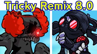 Friday Night Funkin VS Tricky Remixes FULL WEEK Part 13 FNF Mod Tricky Mod 20 Madness Combat [upl. by Yennor]