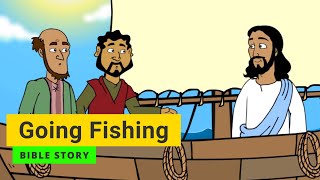 Bible story quotGoing Fishingquot  Primary Year C Quarter 3 Episode 1  Gracelink [upl. by Nelad296]