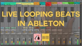 HOW TO MAKE LOOPING BEATS IN ABLETON [upl. by Ryter822]