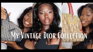 MY MINI VINTAGE DIOR BAG COLLECTION  2000s DIOR RASTA DIORISSIMO ROMANTIQUE  BOWLER BAG amp MORE [upl. by Estelle]