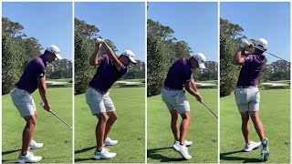 Collin Morikawa Golf Swing And Slowmotin [upl. by Einnil97]