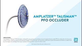 Amplatzer™ Talisman™ PFO Occluder Animation [upl. by Oby]