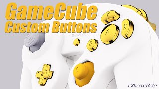 How to Install Nintendo GameCube NGC Controller Replacement Buttons  eXtremeRate PRJ Revivtro [upl. by Keelin938]