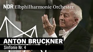 Anton Bruckner Sinfonie Nr 4 mit Günter Wand 1990  NDR Elbphilharmonie Orchester [upl. by Tebazile]